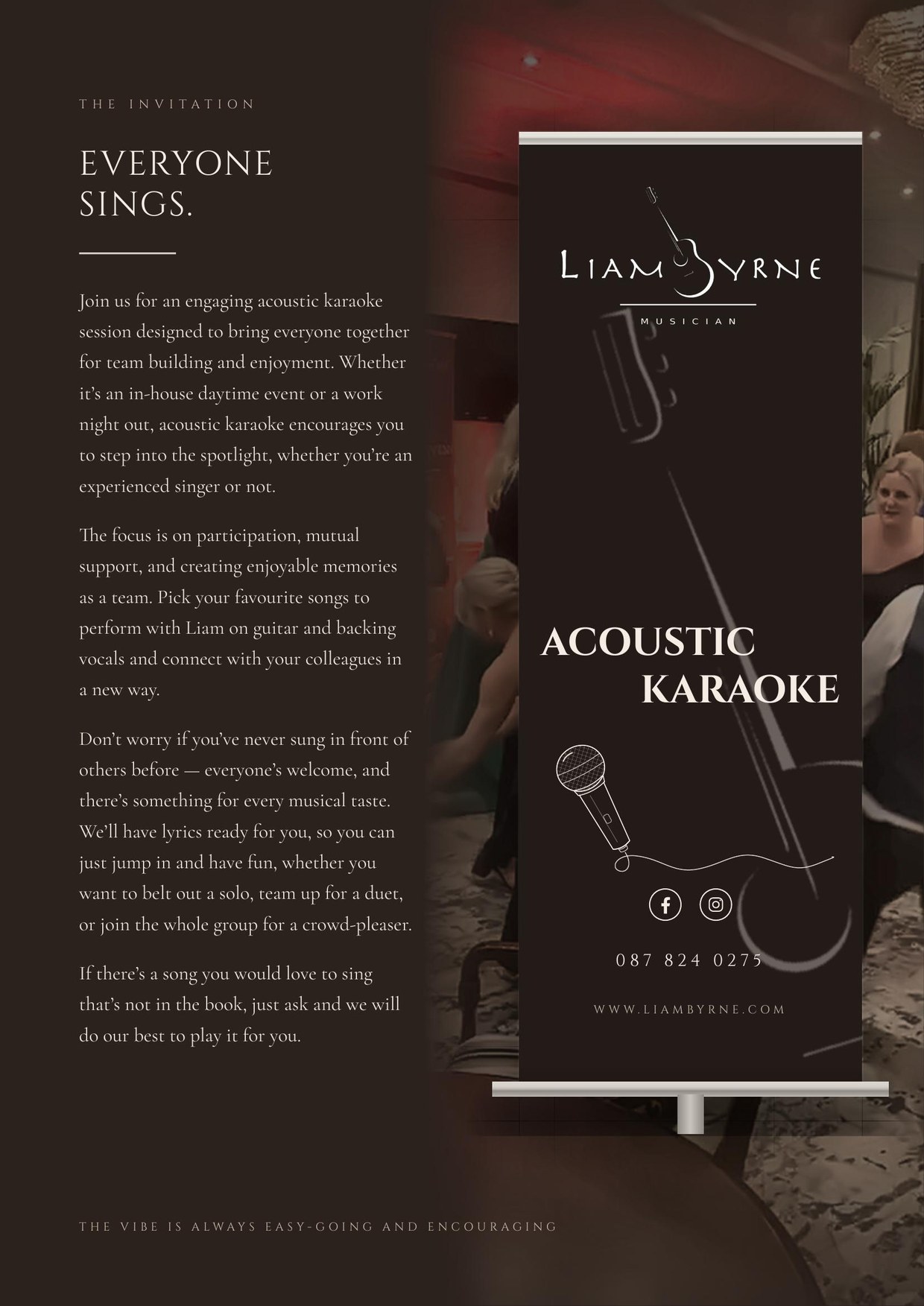 Acoustic Karaoke brochure page 2